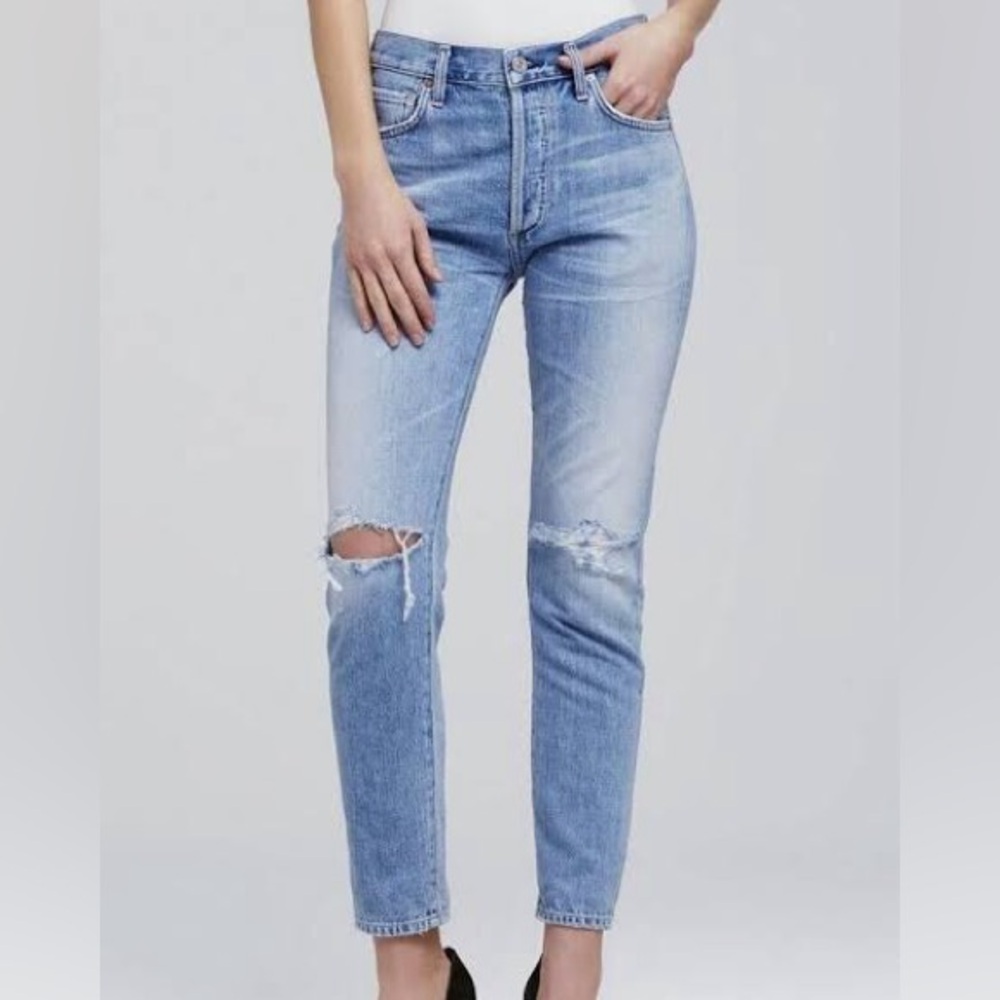Citizens Of Humanity Liya High Rise Classic Fit Crop
